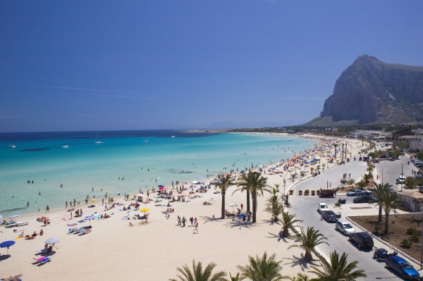 sicile plage sable blanc