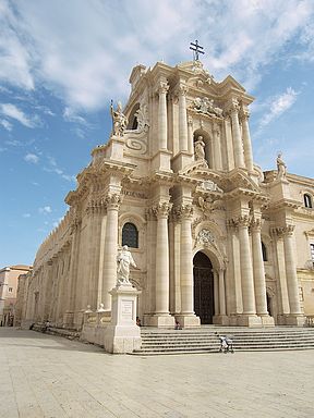 Visite de la cathédrale de Syracuse