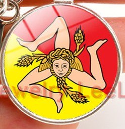 Porte-clés - Pendentif - glass 1, Rouge